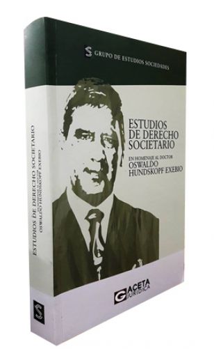 ESTUDIOS DE DERECHO SOCIETARIO en homena..